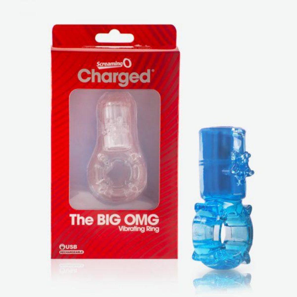 Big Omg Vibrating Ring - Blue