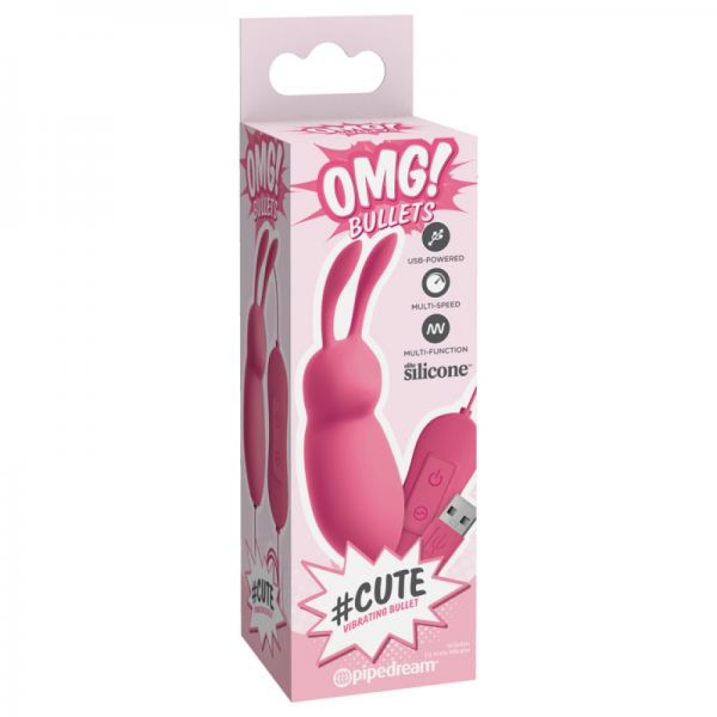 OMG! Bullets Cute Vibrating Bullet - Pink