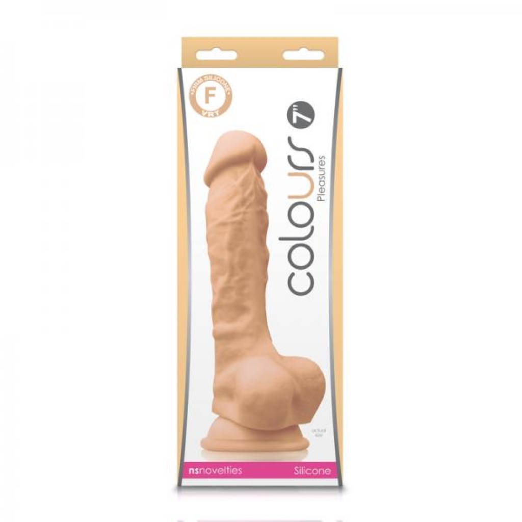 Colours Pleasures 7 Inch Dildo - White