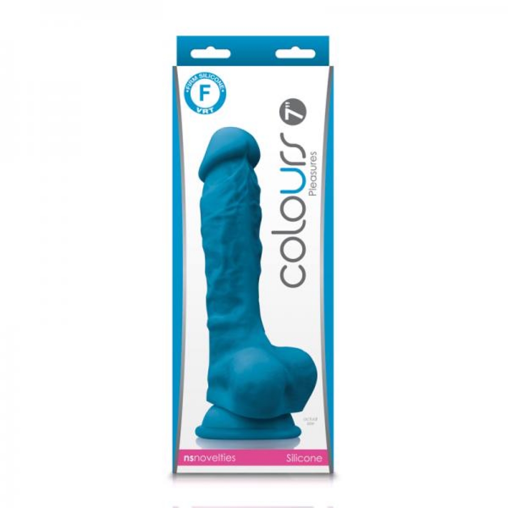 Realistic 7-Inch Silicone Dildo in Blue