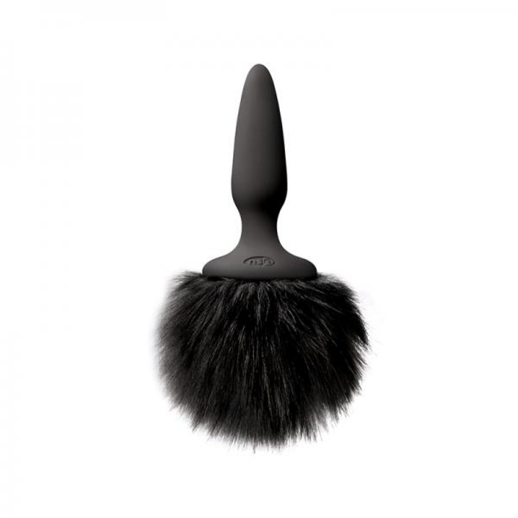 Bunny Tails Mini - Black Fur