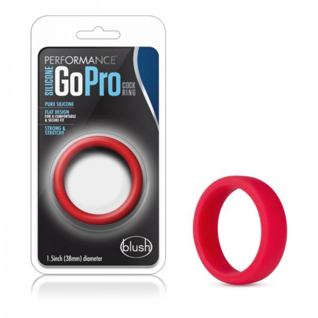 Performance - Silicone Go Pro Cock Ring - Red