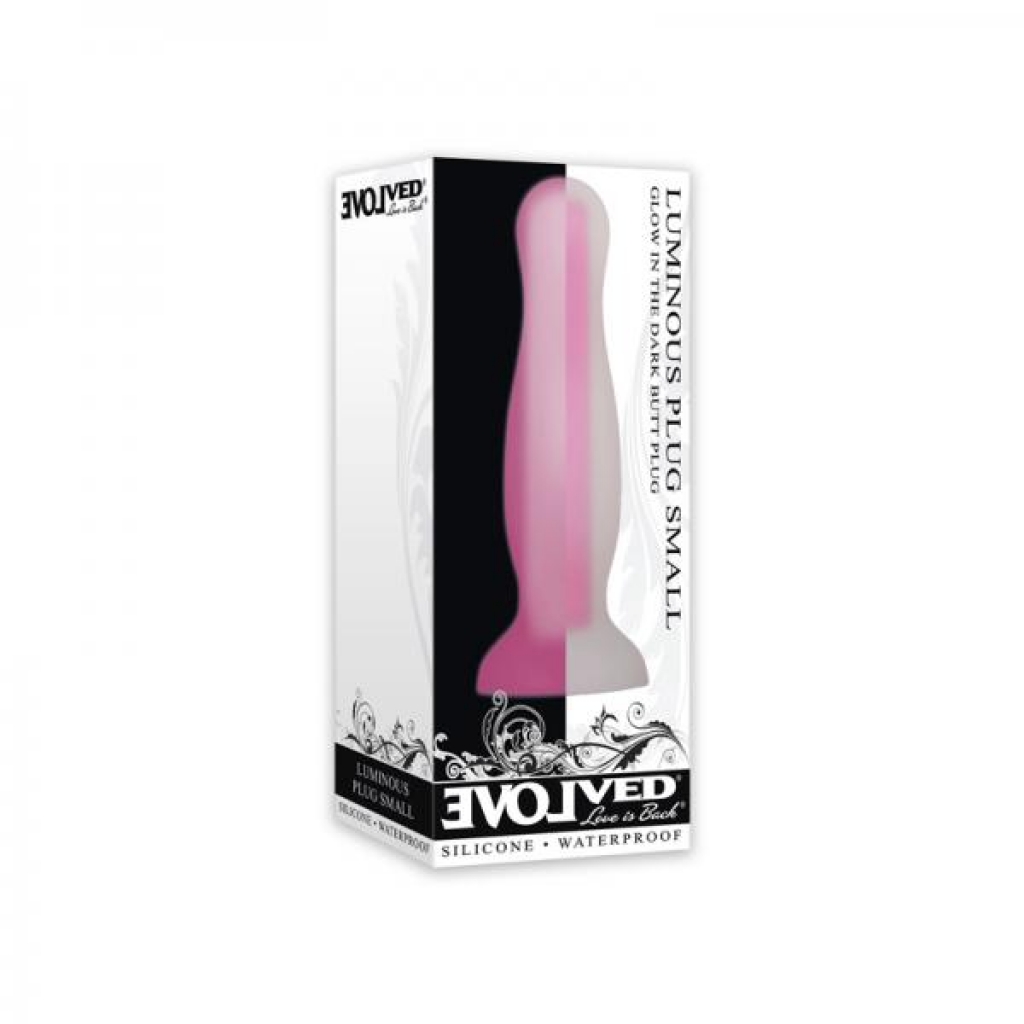 Evolved Luminous Silicone Plug - Small Pink