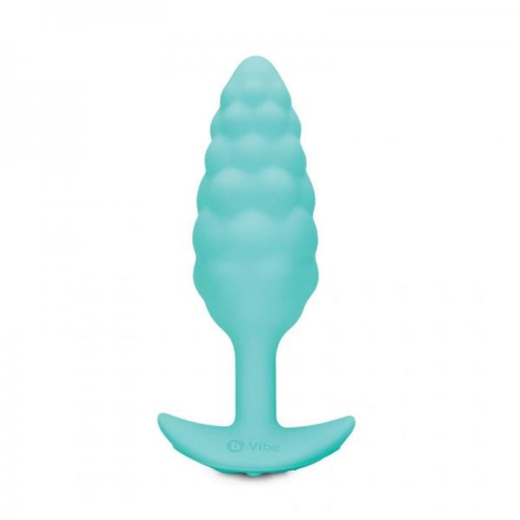 B-Vibe Bump Textured Vibrating Butt Plug - Mint