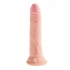 King Cock Triple Density 7 Inches Beige Dildo