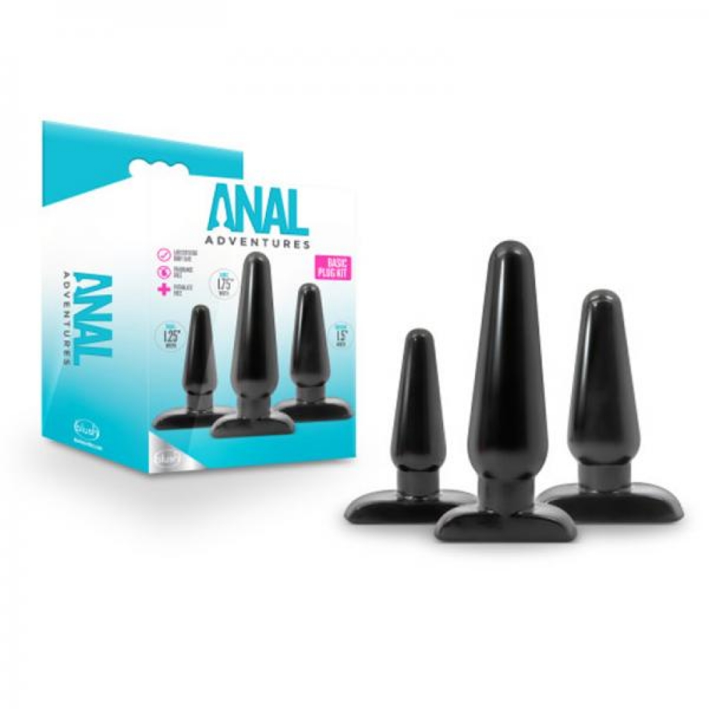 Anal Adventures Basic Plug Kit