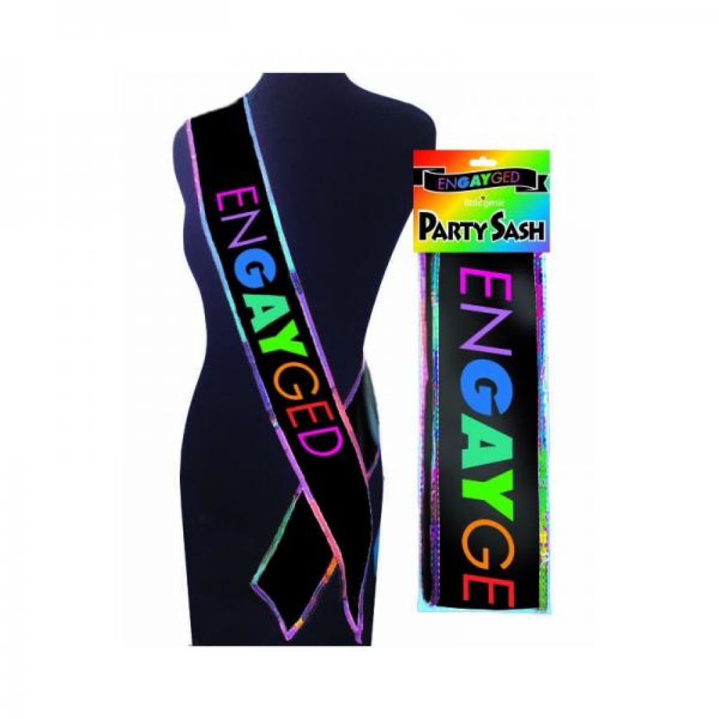 Engayged Sash - Celebratory Pride Accessory