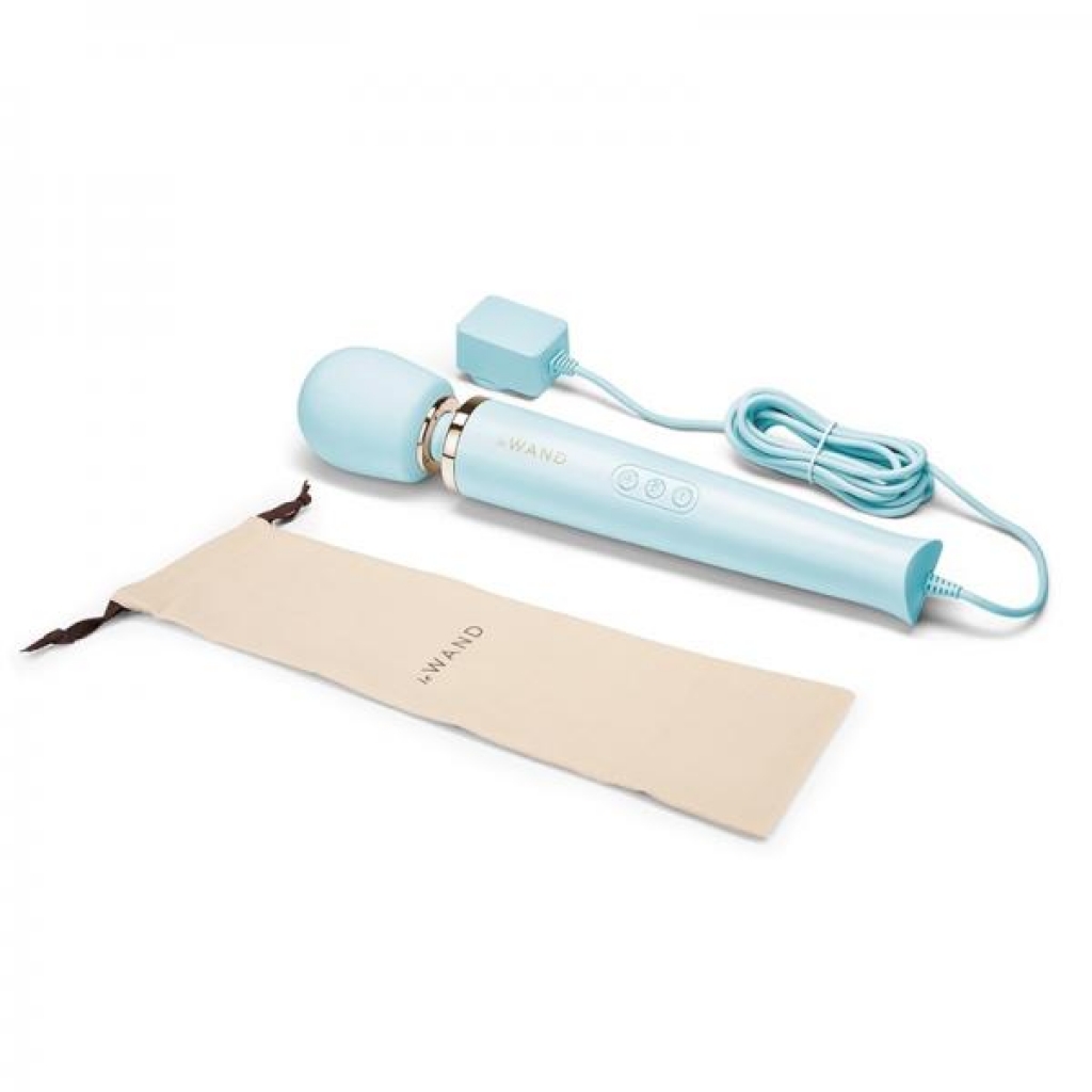 Le Wand Powerful Plug-in Vibrating Massager - Sky Blue