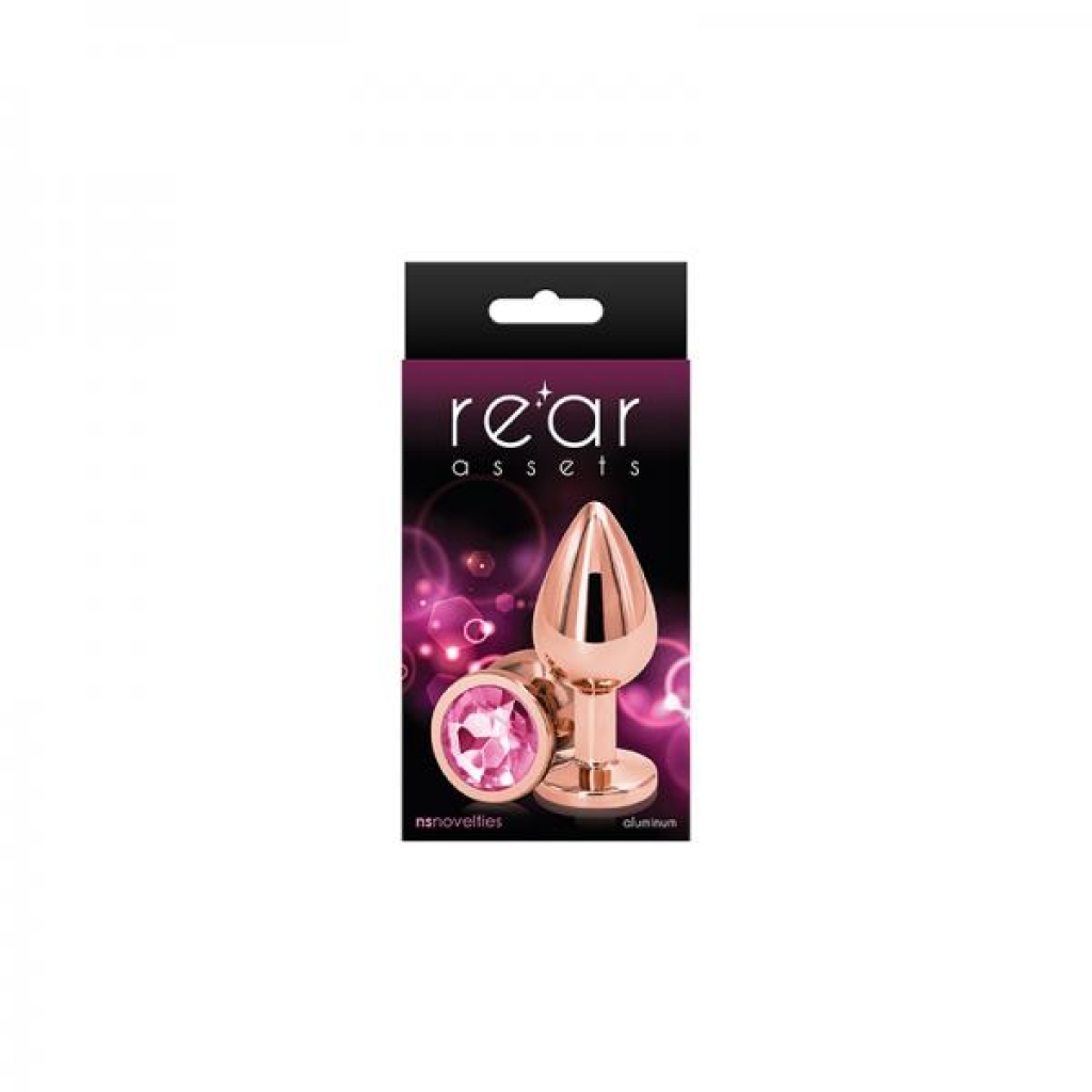 Rear Assets Chrome-Plated Anal Toy - Rose Gold