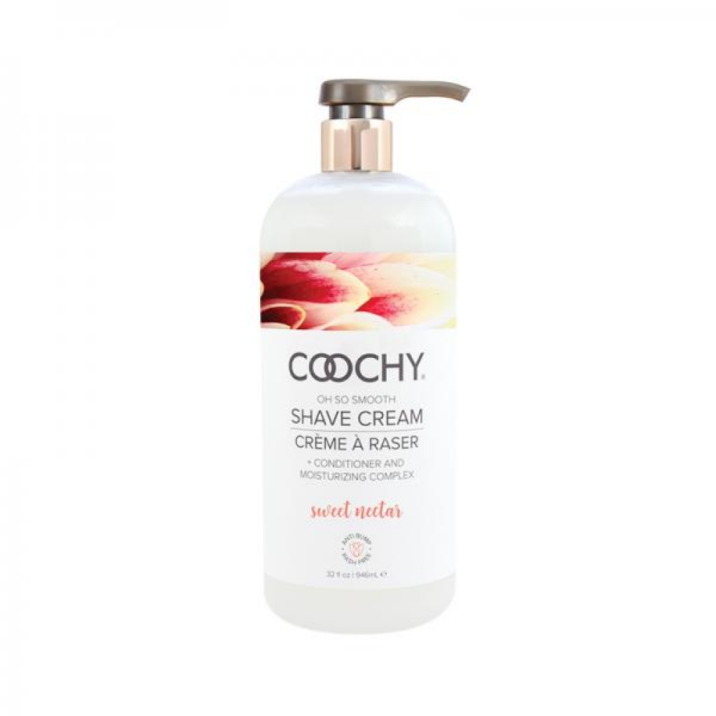 Coochy Shave Cream Sweet Nectar 32oz