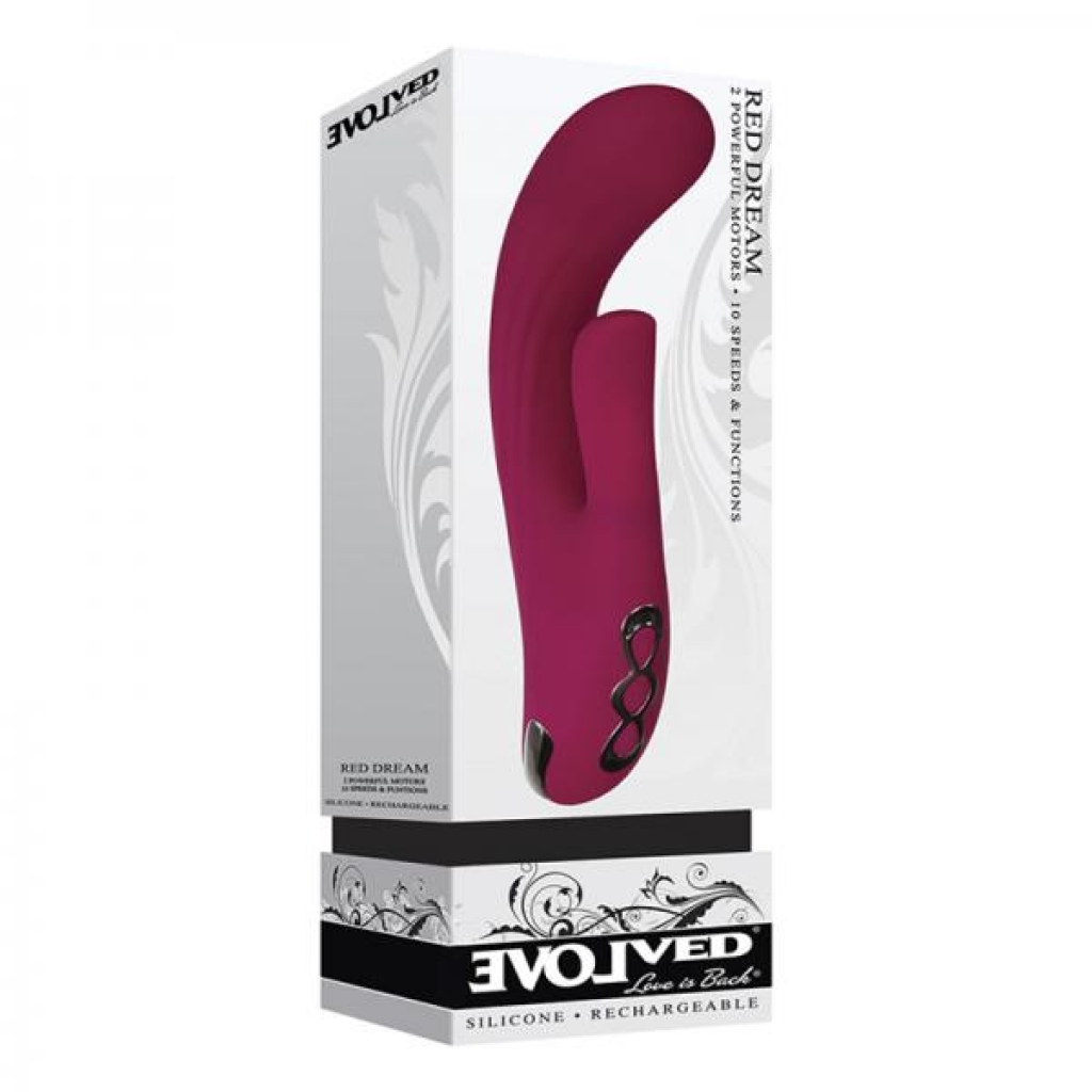 Evolved Red Dream - Vibrant Dual-Function Pleasure Toy