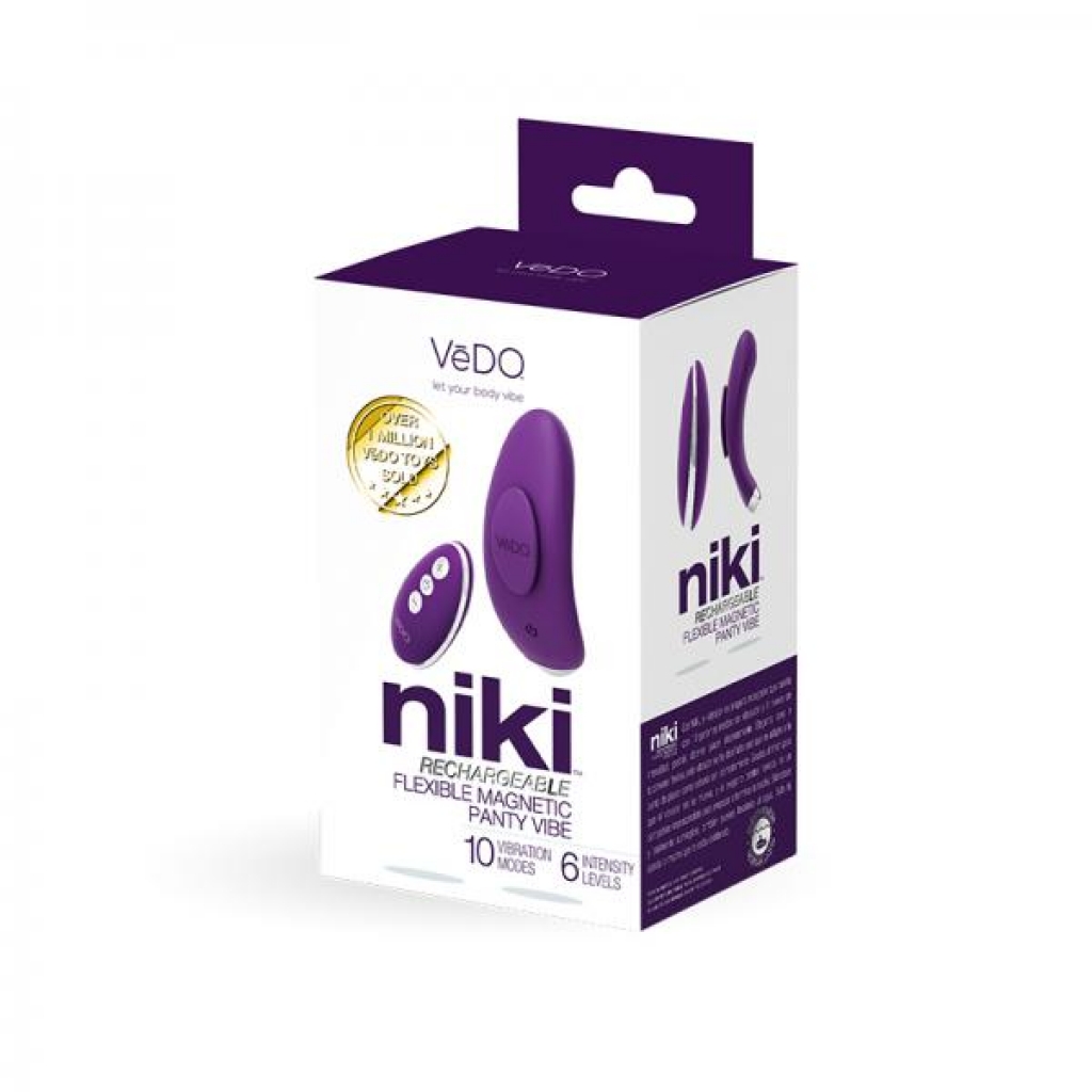 Niki Rechargeable Panty Vibe - Deep Purple