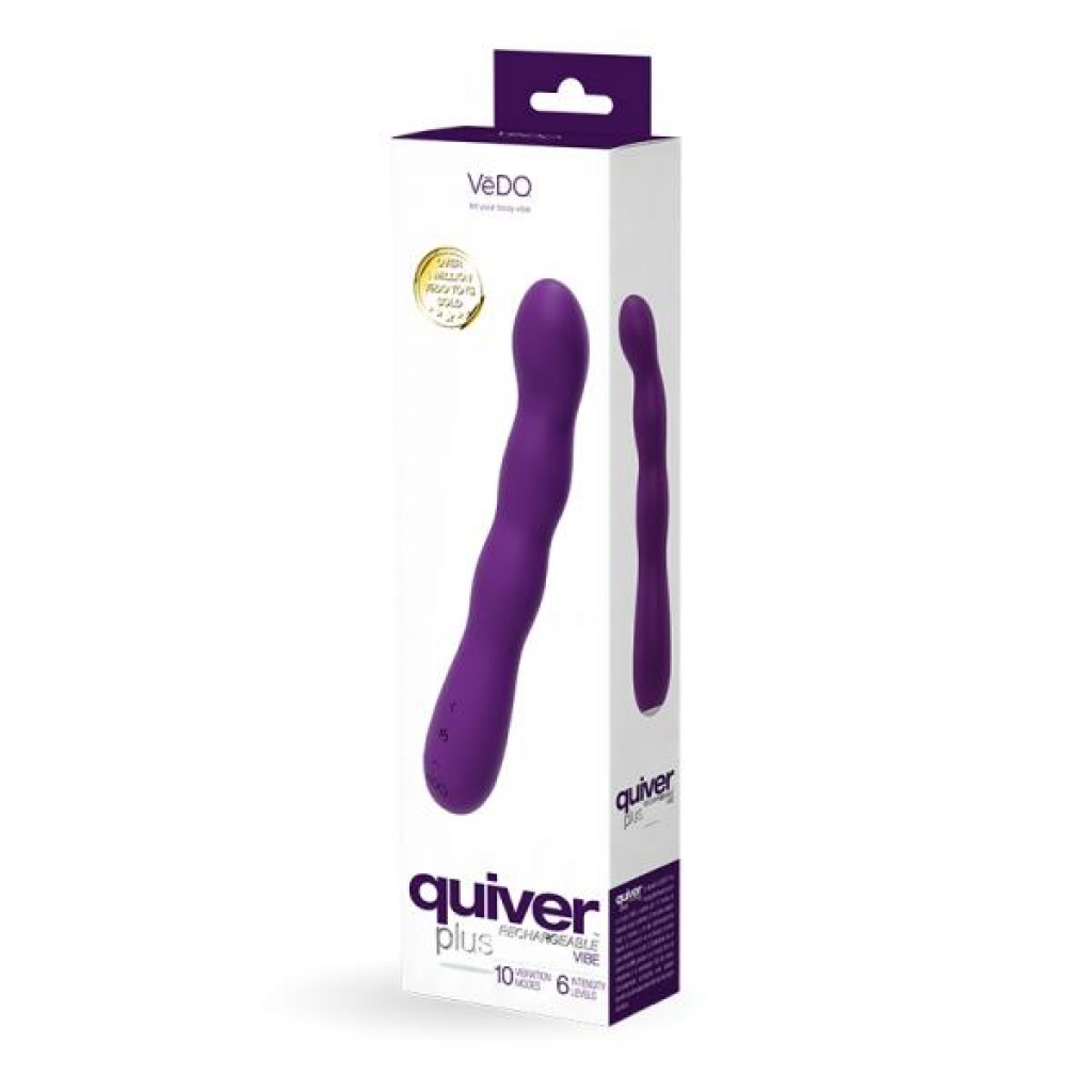 Quiver Rechargeable Plus Vibe - Deep Purple