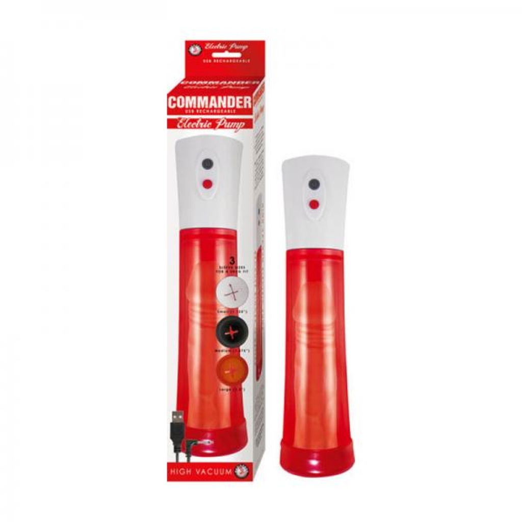 Commander Electric Pump - Red