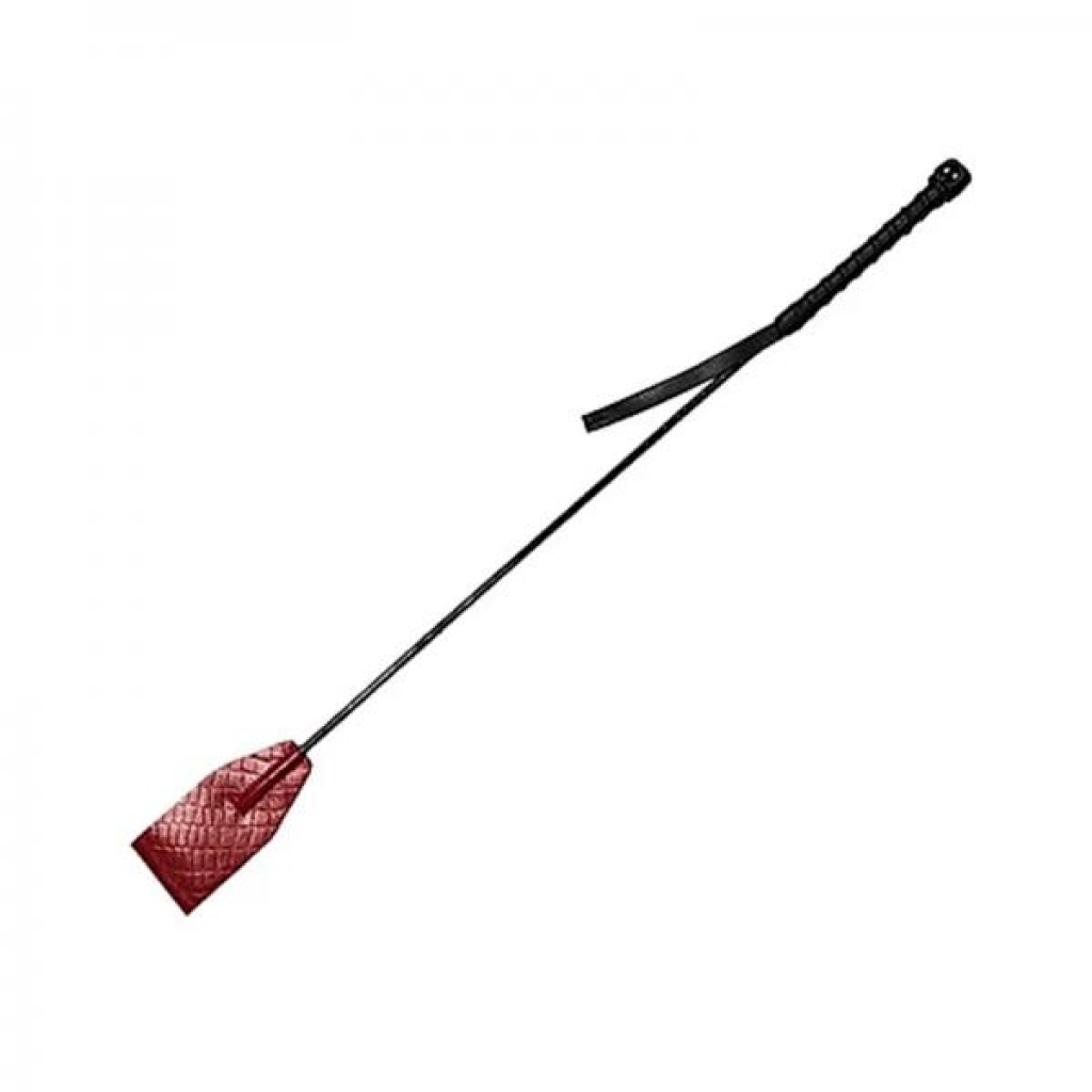 Leather Riding Crop – Burgundy & Black Accessories