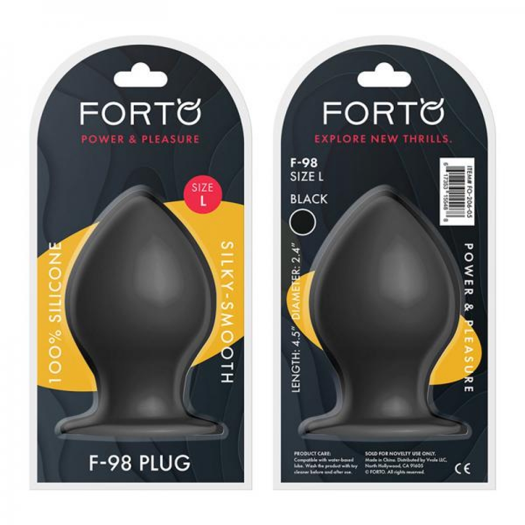 Forto F-98 Cone - Large Black/Red