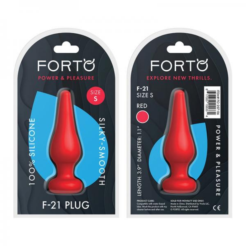 Forto F-21 Tear Drop Silicone Massager