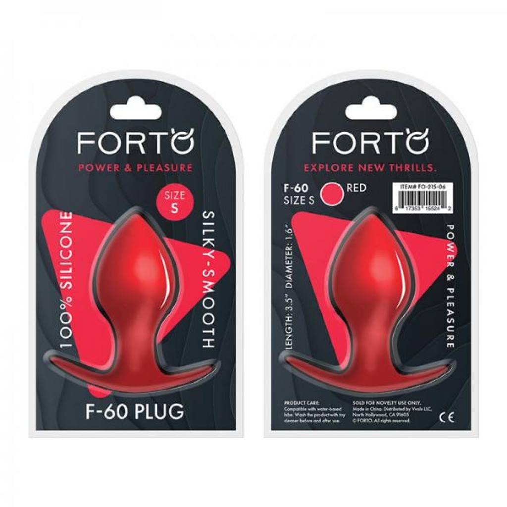 Forto F-60 Spade Plug - Small Red