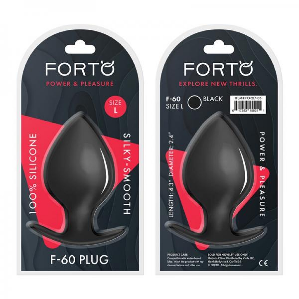 Forto F-60: Spade Lg Black Large