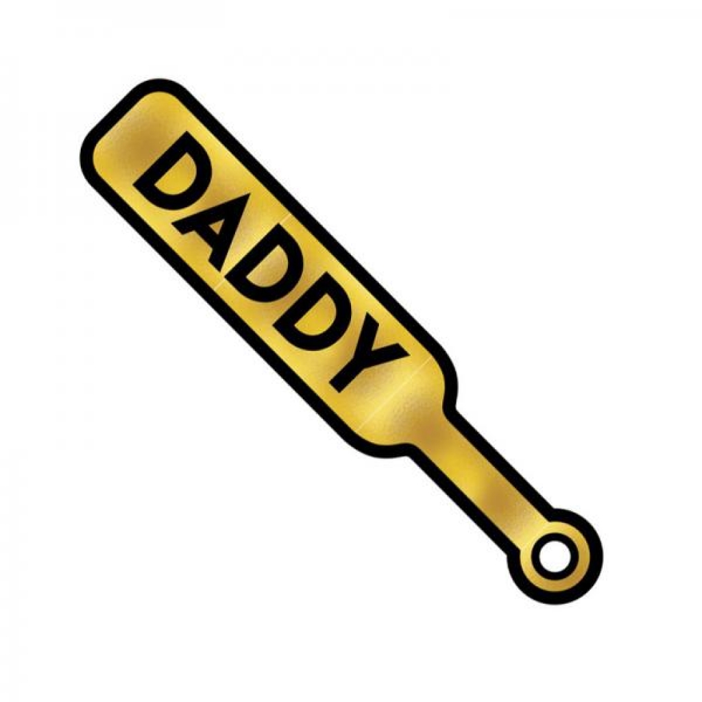 Sex Toy Pin - Daddy Paddle Enamel Badge