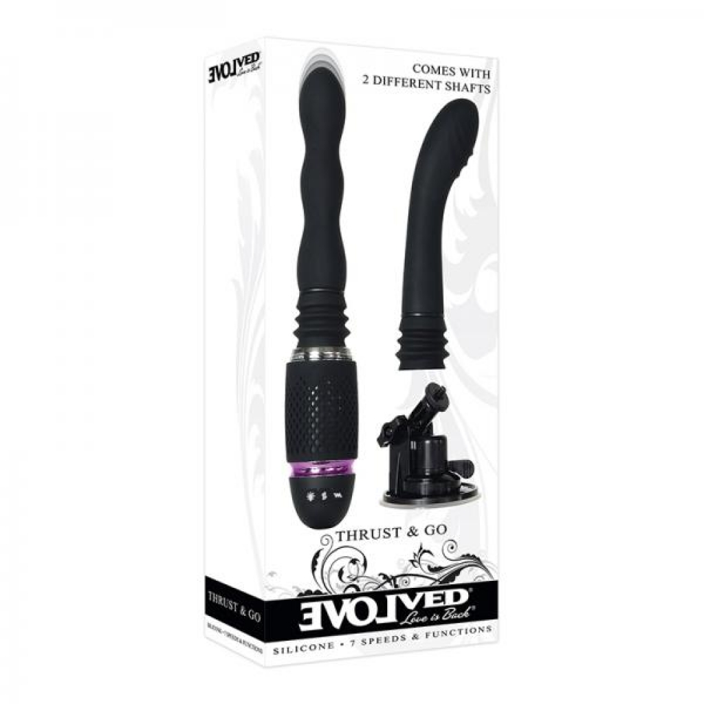 Evolved Thrust & Go Vibrator - Black