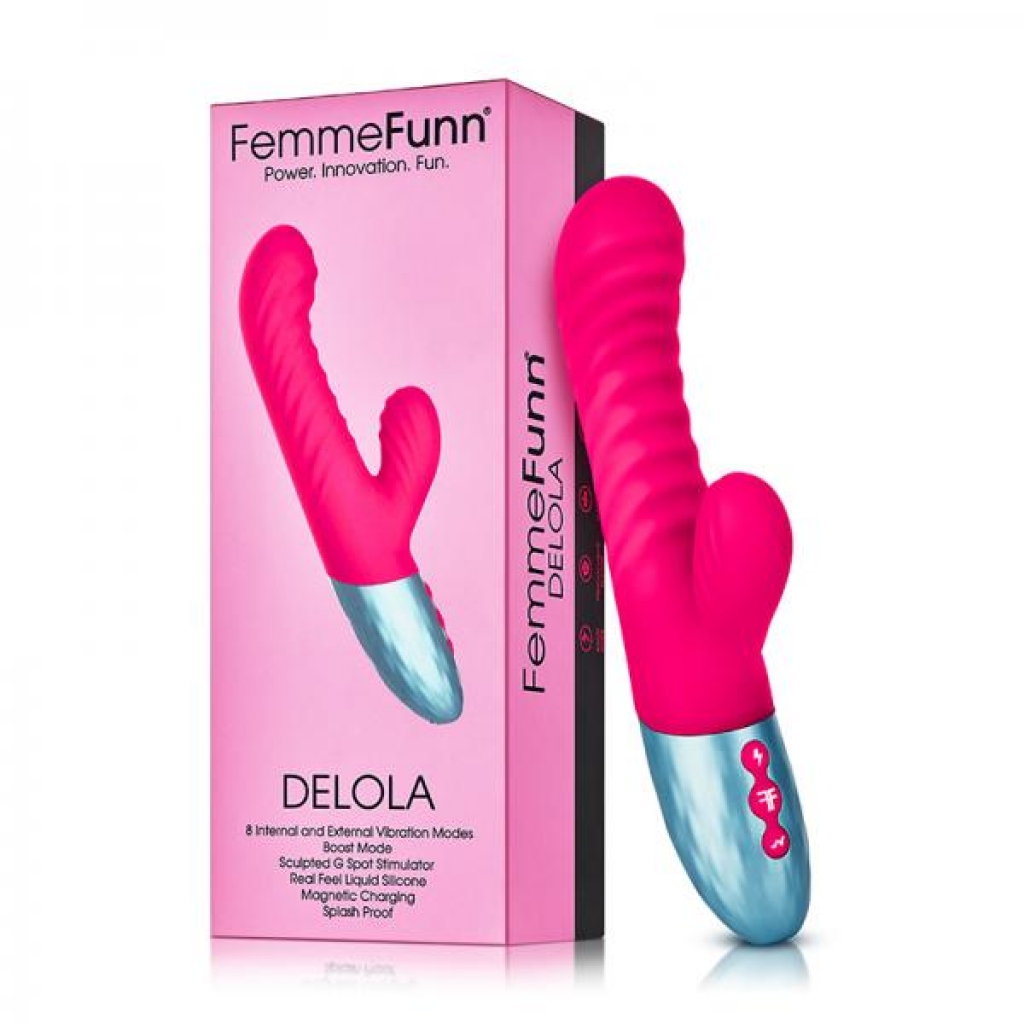 Femmefunn Delola Rabbit Vibrator - Pink