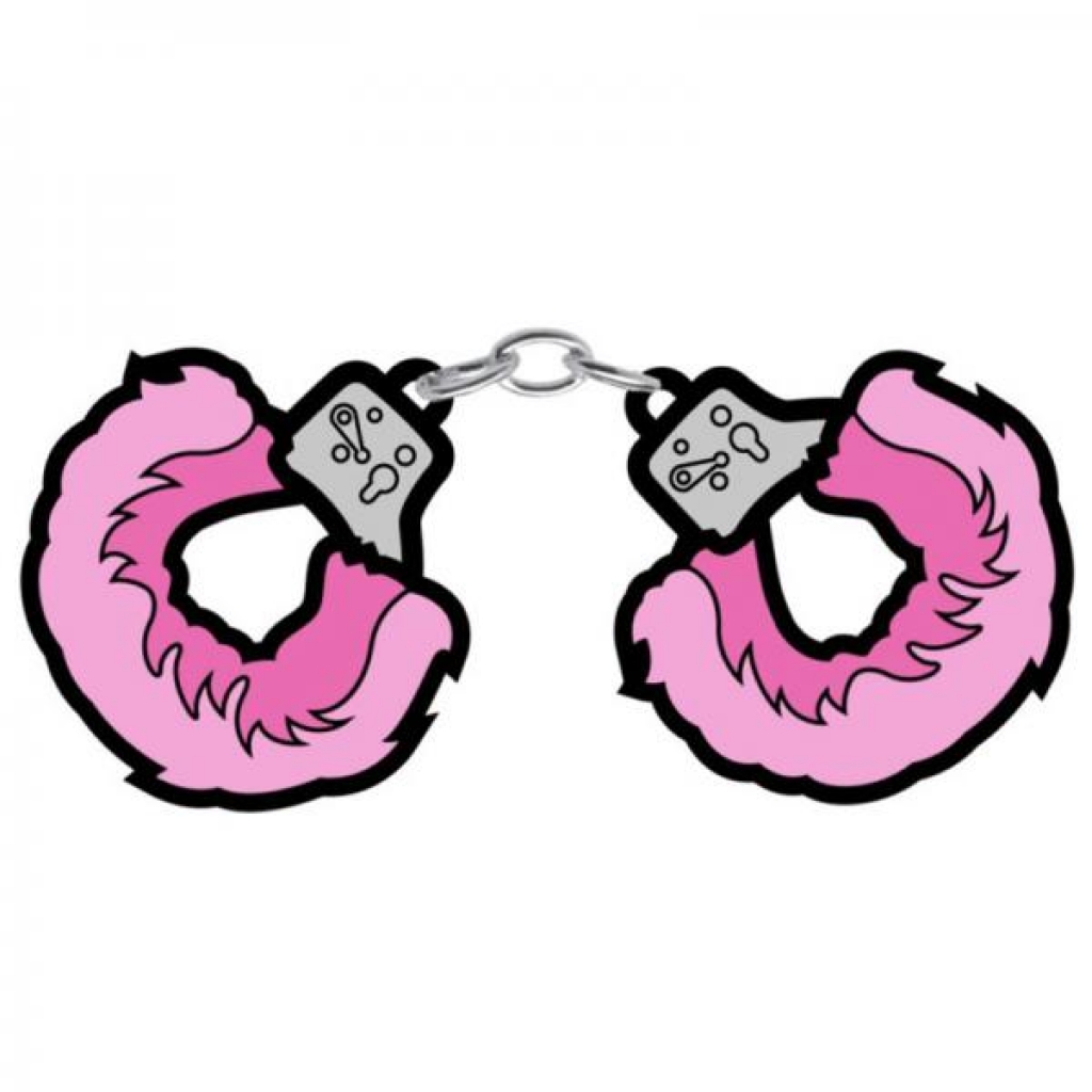 Sex Toy Pin - Fuzzy Handcuffs