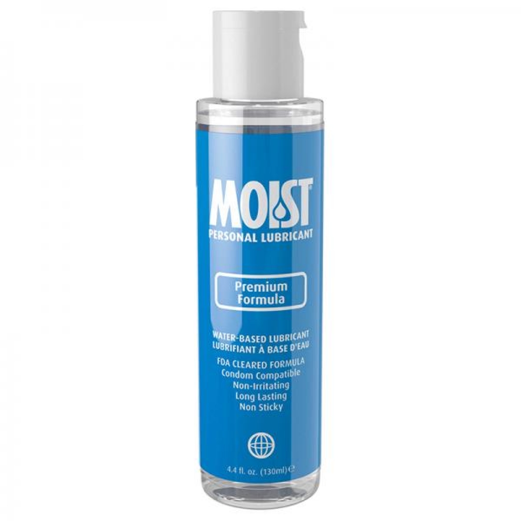 Moist Personal Lubricant - Premium Formula - 4.4 Oz Clear