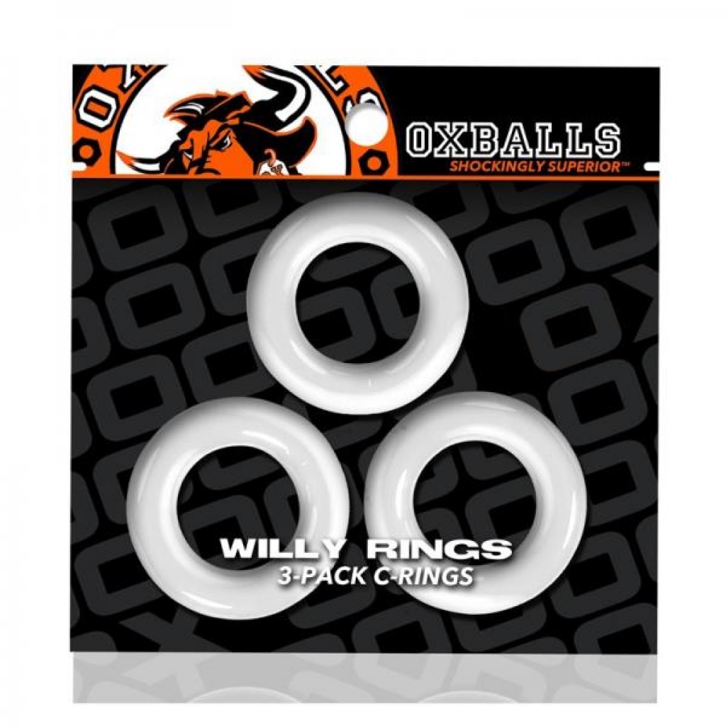 Oxballs Willy Rings 3-pack Cockrings - White