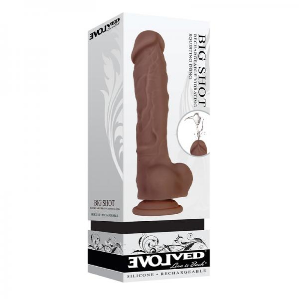 Evolved Big Shot 8-Inch Rechargeable Silicone in Dark