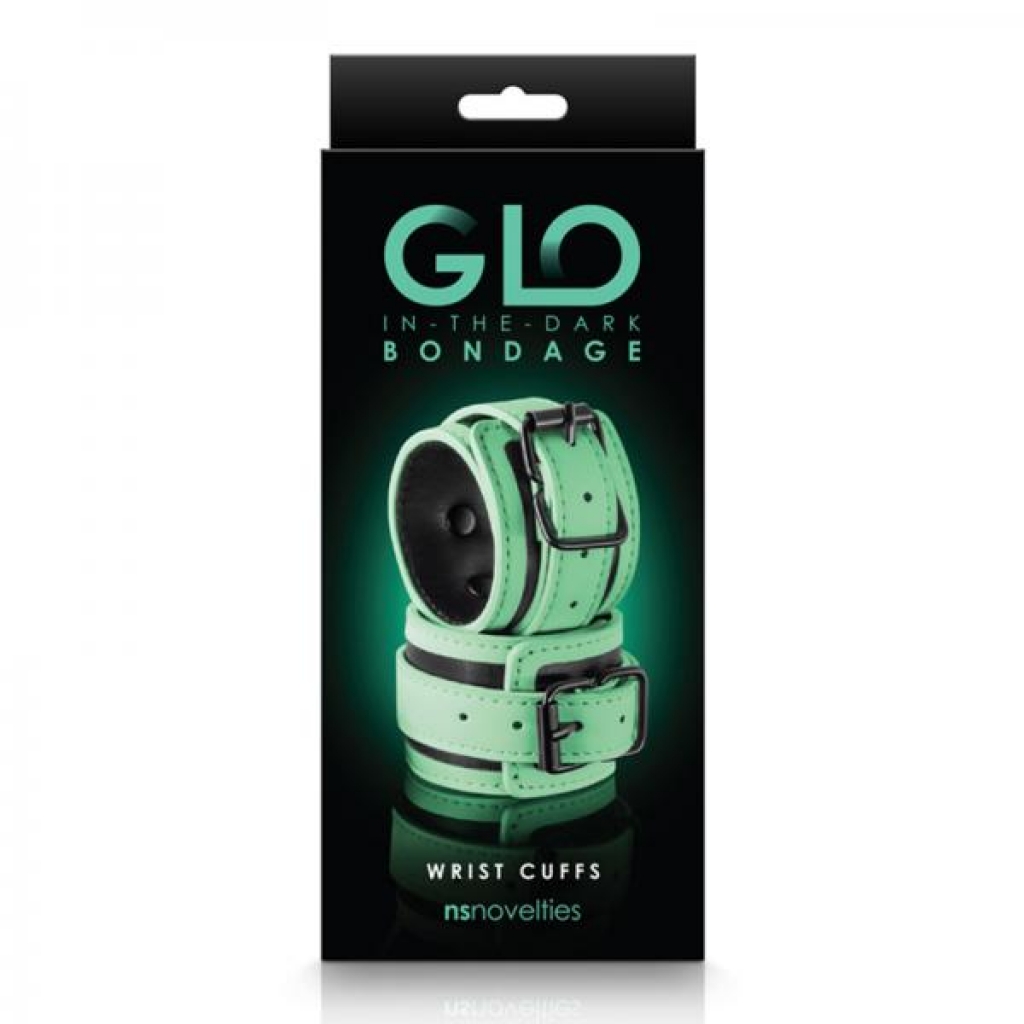 Glo Bondage Wrist Cuff - Green