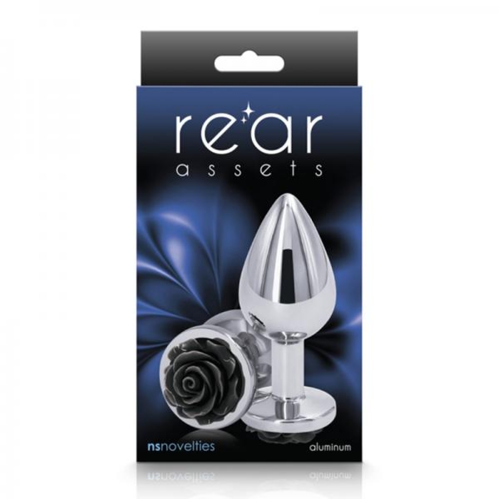 Rear Assets Rose Anal Plug - Medium Size