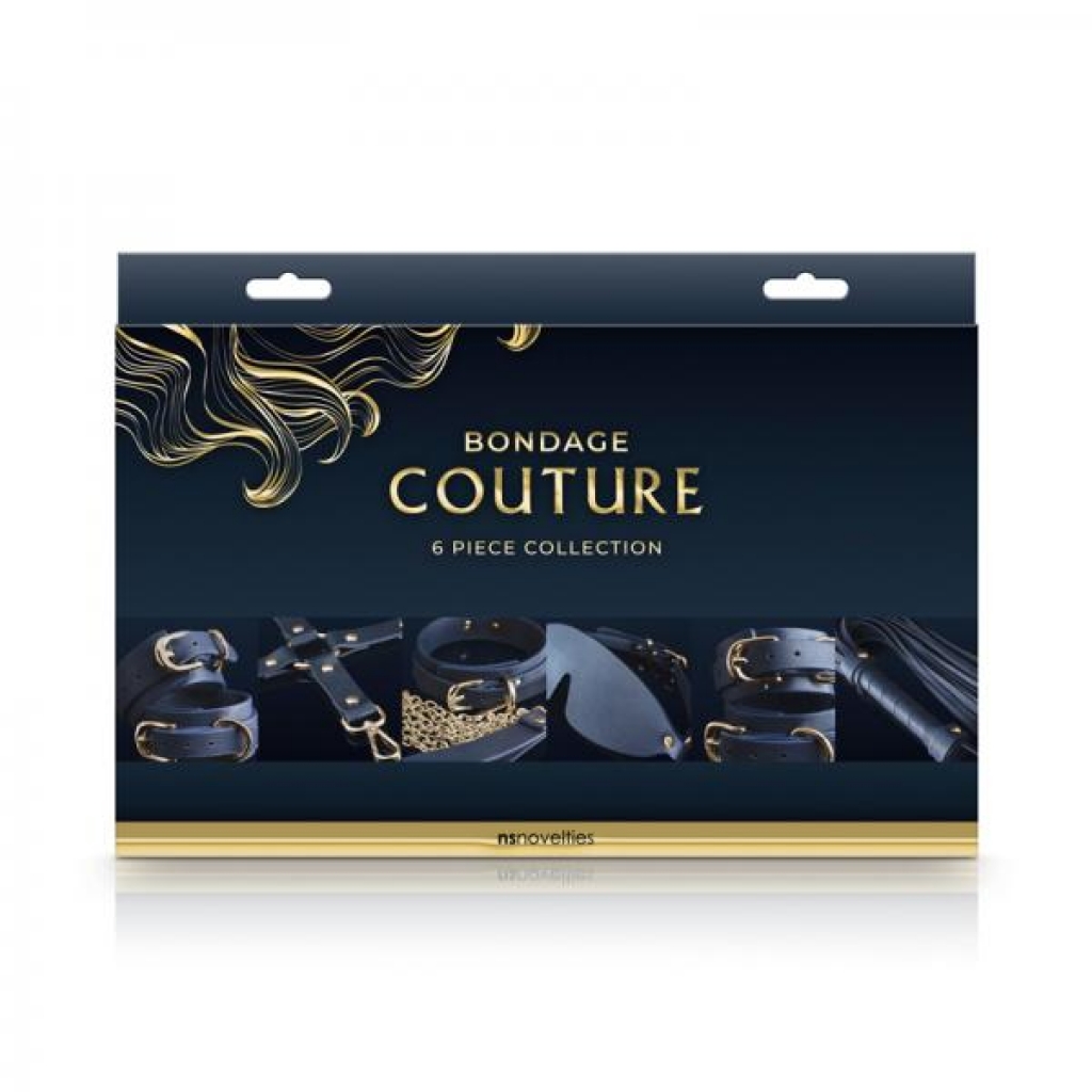 Bondage Couture 6-piece Kit - Blue