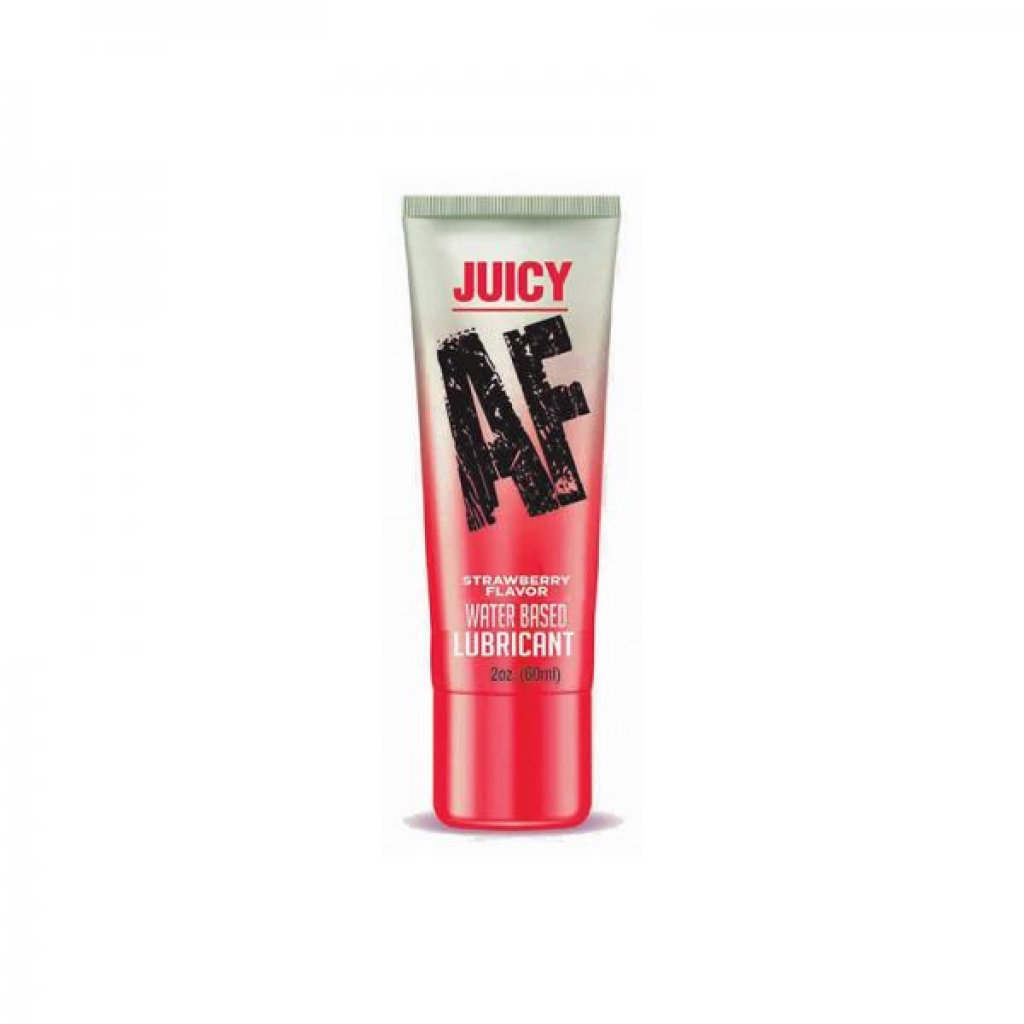 Juicy AF Strawberry Water-based Lubricant - 2 Oz