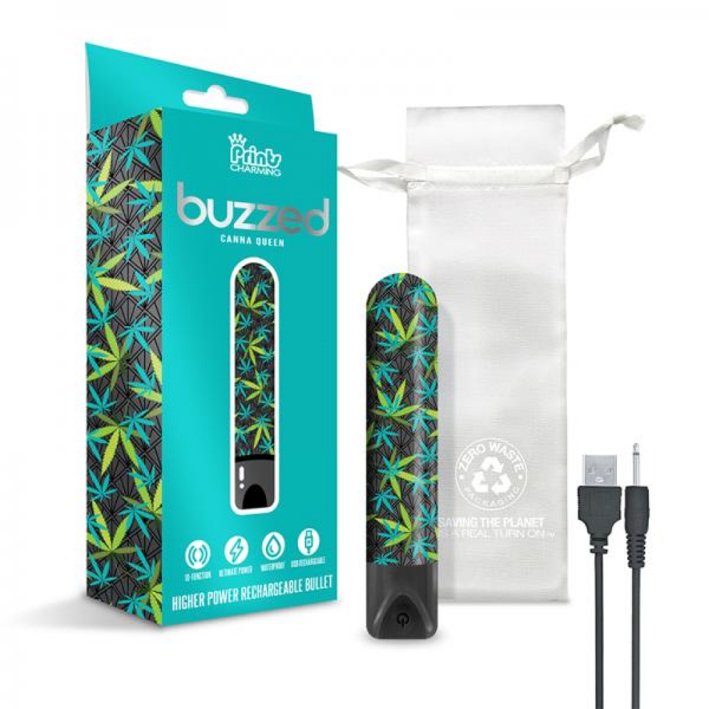 Buzzed Rechargeable Bullet - Canna Queen Edition