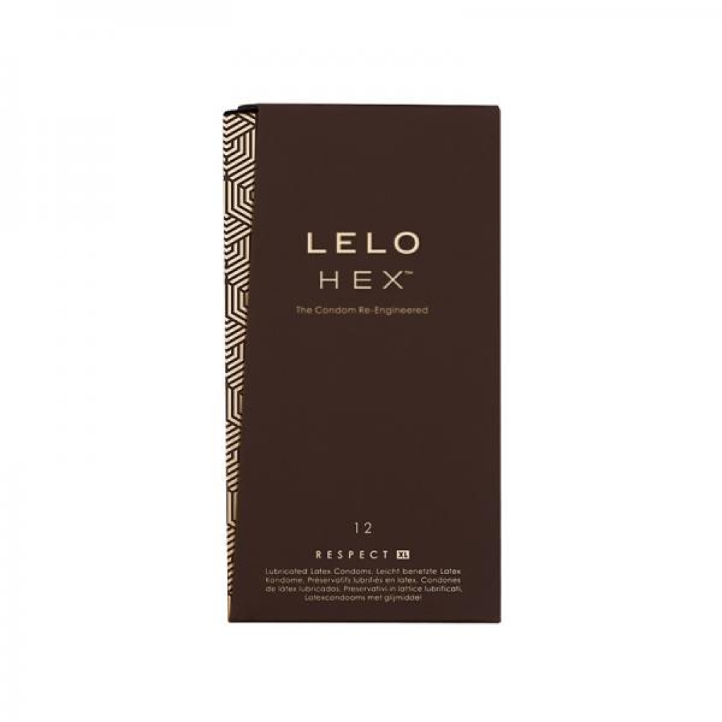 Lelo Hex Respect XL Condoms - 12 Pack