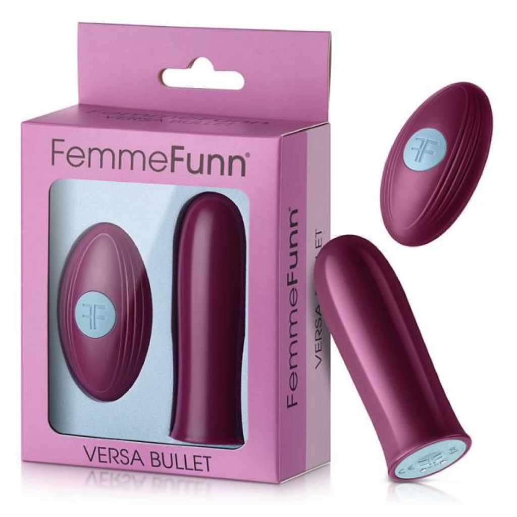 Versa Bullet with Remote - Dark Fuchsia Pink Pleasure