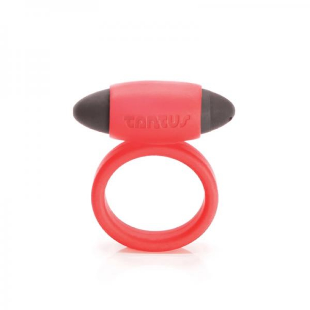 Tantus Super Soft Vibrating Ring - Red - Ultimate Stimulation