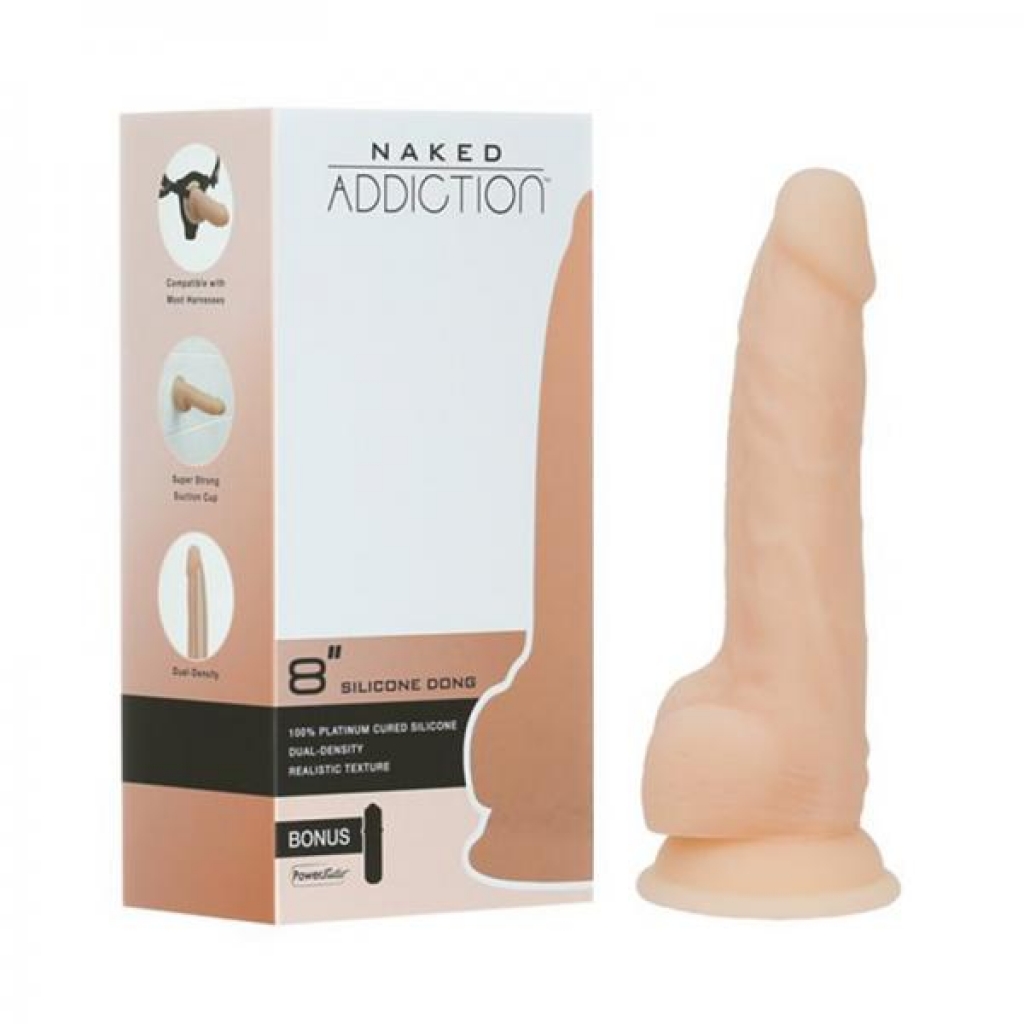 Naked Addiction Dual-Density Silicone Dildo 8