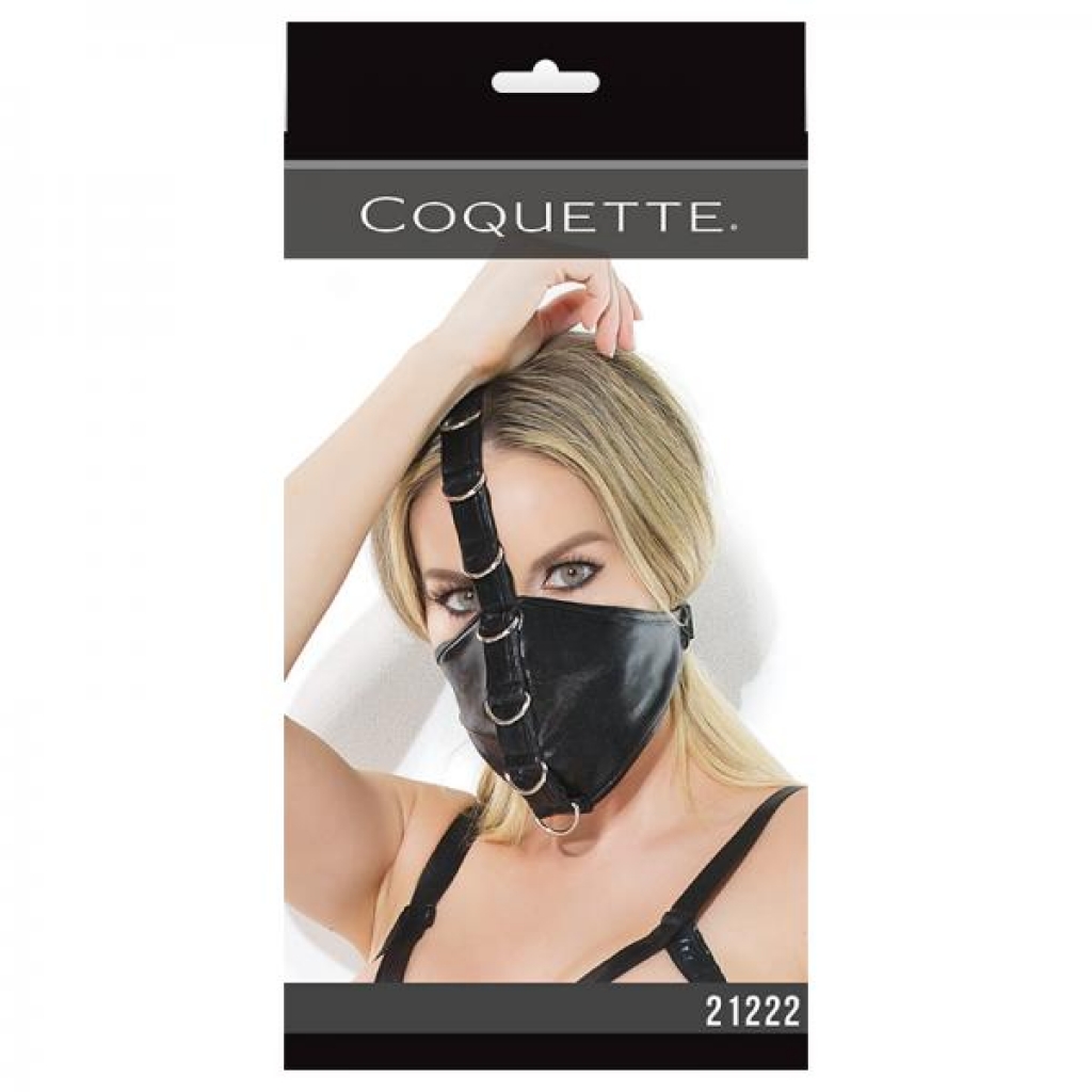 Adjustable Fetish Mask - Black OS