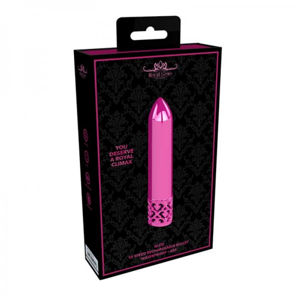 Royal Gems - Glitz ABS Rechargeable Bullet - Pink