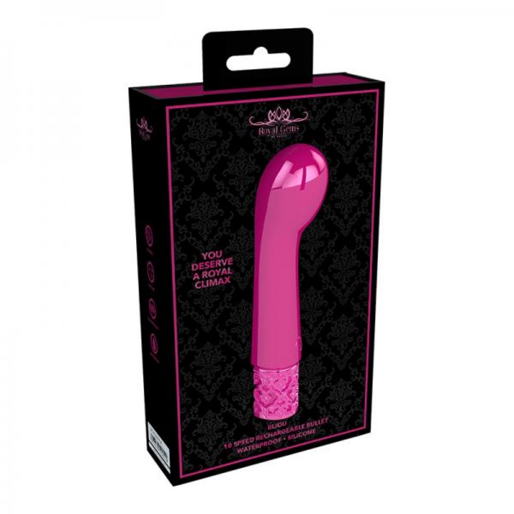 Royal Gems Bijou - Rechargeable Silicone Bullet - Pink