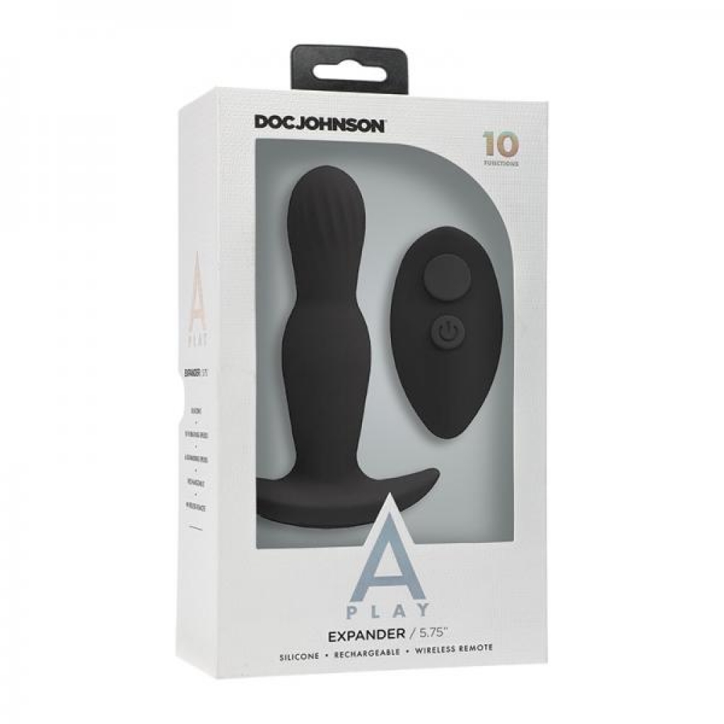 A-play Expander Rechargeable Silicone Anal Plug with Remote