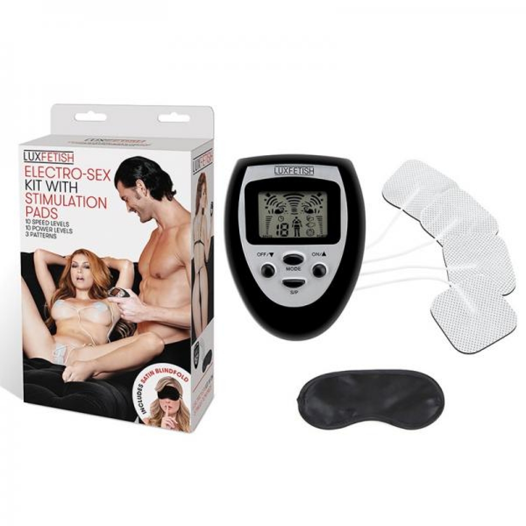 Lux Fetish Electro-Stim Kit with Stimulating Pads