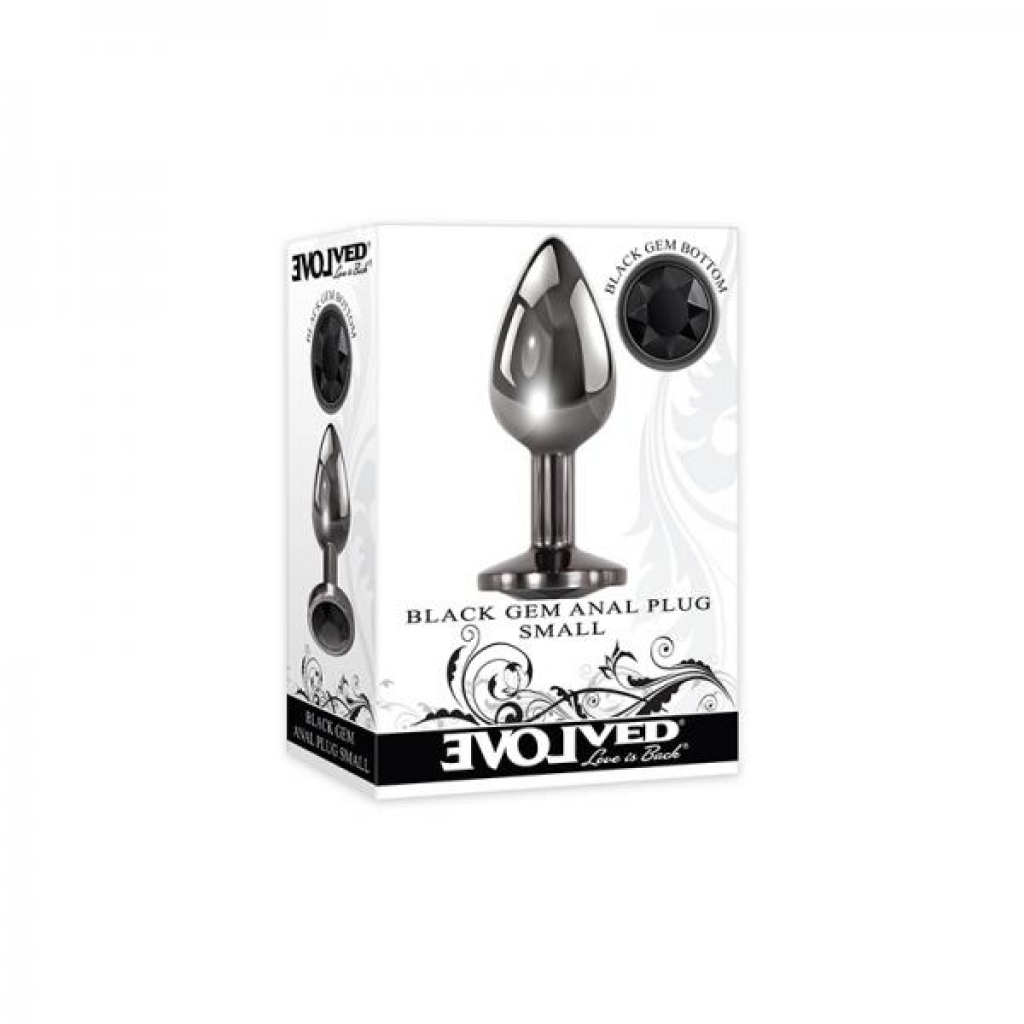 Evolved Black Gem Anal Plug - Small