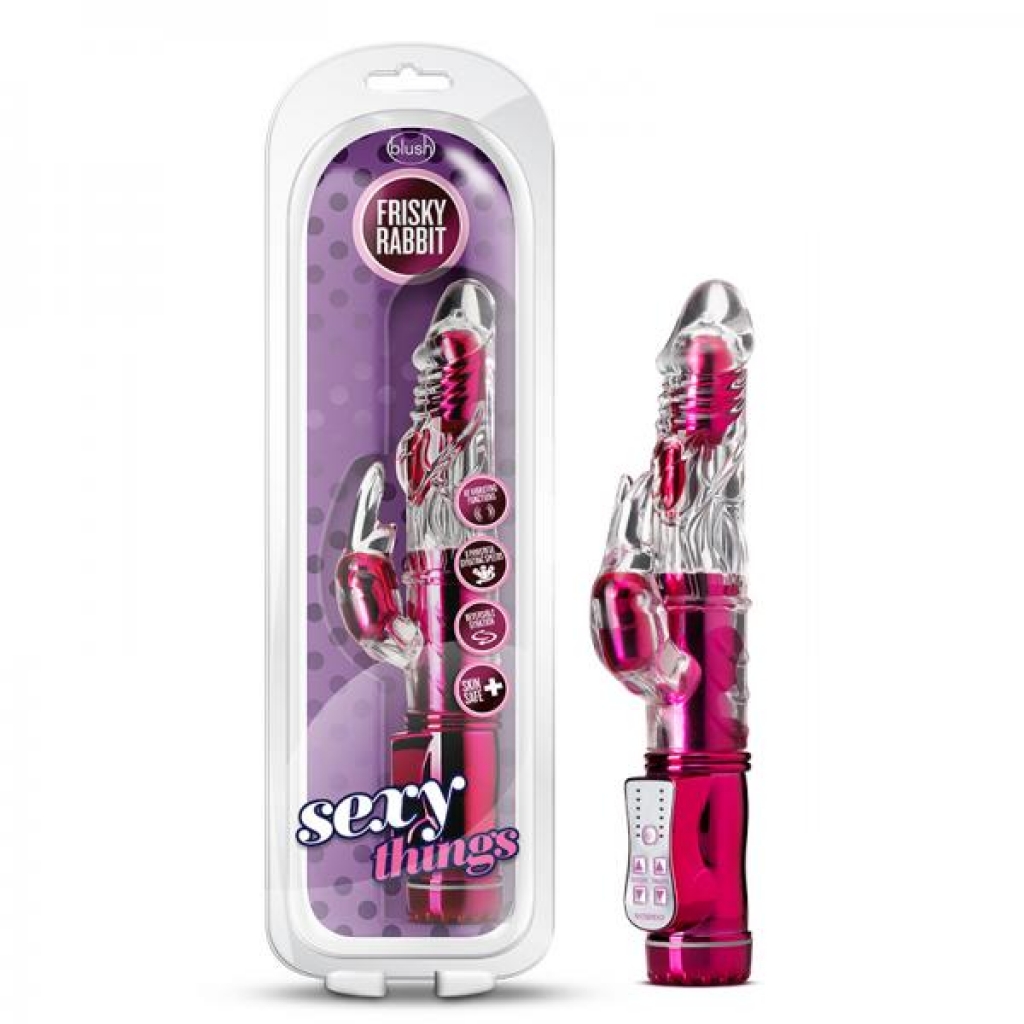 Frisky Rabbit Vibrator - Pink