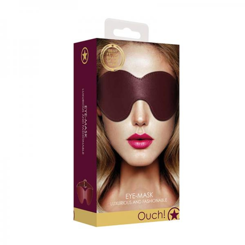 Ouch Halo Eyemask in Burgundy