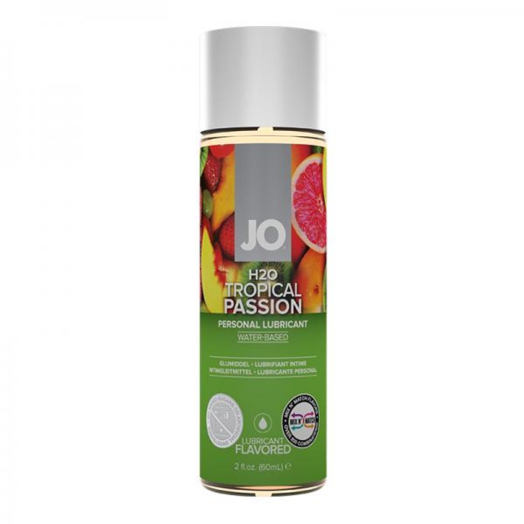 JO H2o Flavored Tropical Passion Lubricant - 2oz