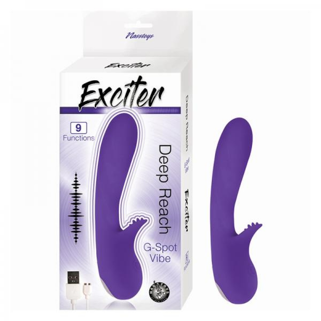 Exciter Deep Reach G-spot Vibe - Purple