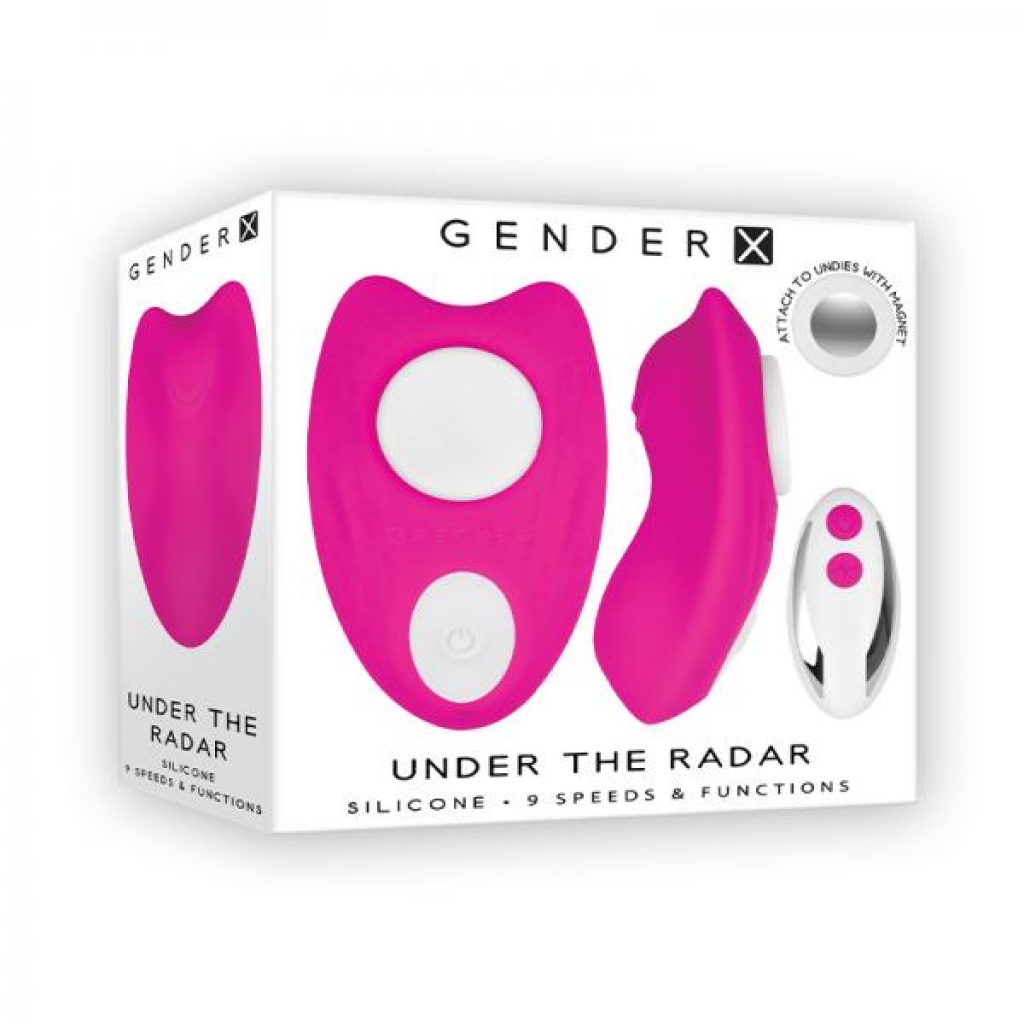 Gender X Under The Radar Vibrating Underwear - Pink